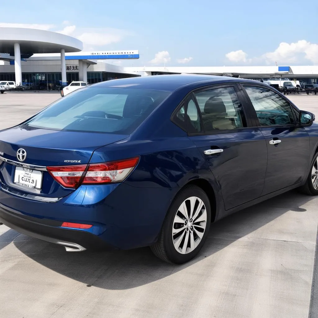 Voiture de location à l'aéroport