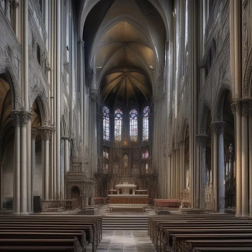 Le maître-autel de Notre-Dame de Paris