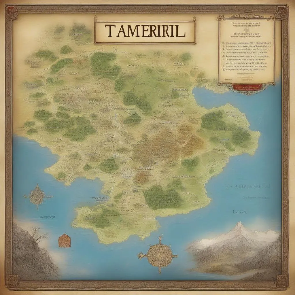 Map of Tamriel