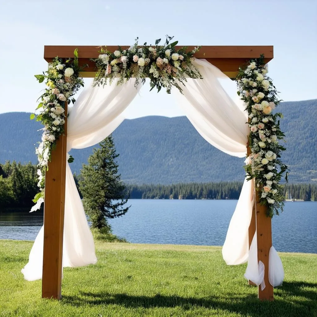 Mariage Autel Nature Decoration