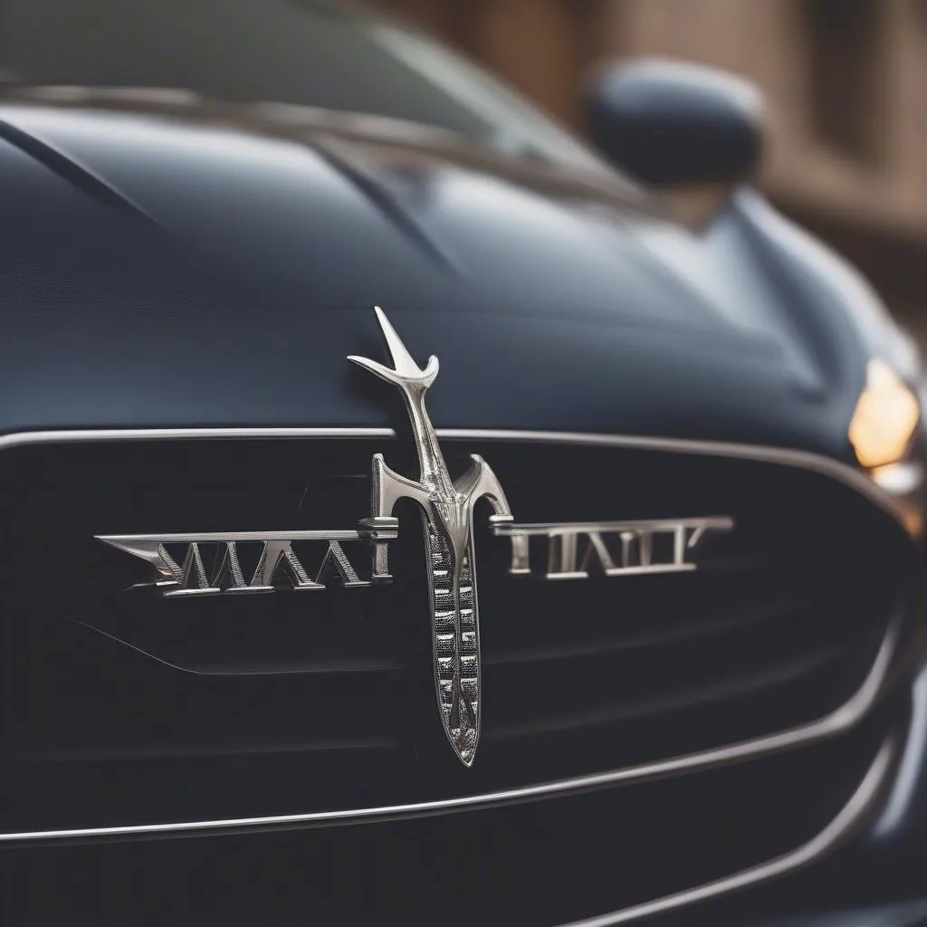 Maserati car logo