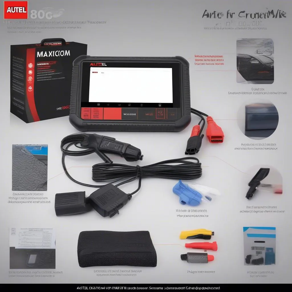 Scanner Autel MaxiCOM MK808 pour voitures européennes