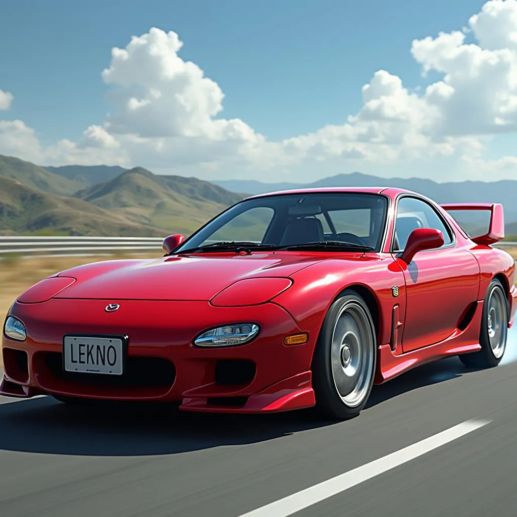 La Mazda RX-7 FD3S, une force brute sur les routes d'Initial D