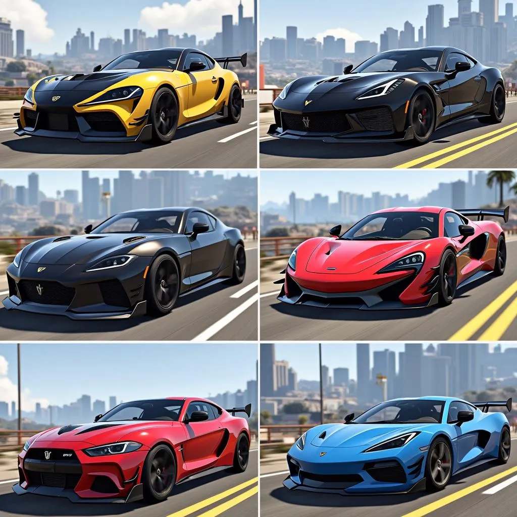 Les meilleures voitures de GTA Online en action