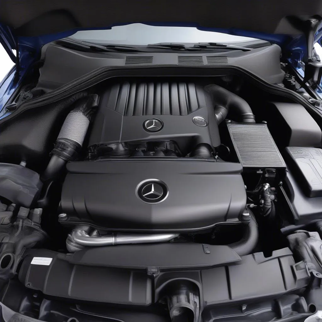 Moteur V6 de la Mercedes C300 2011