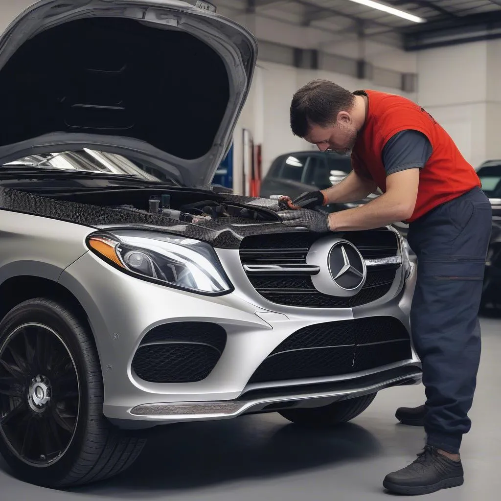 Entretien d'une Mercedes GLE 350