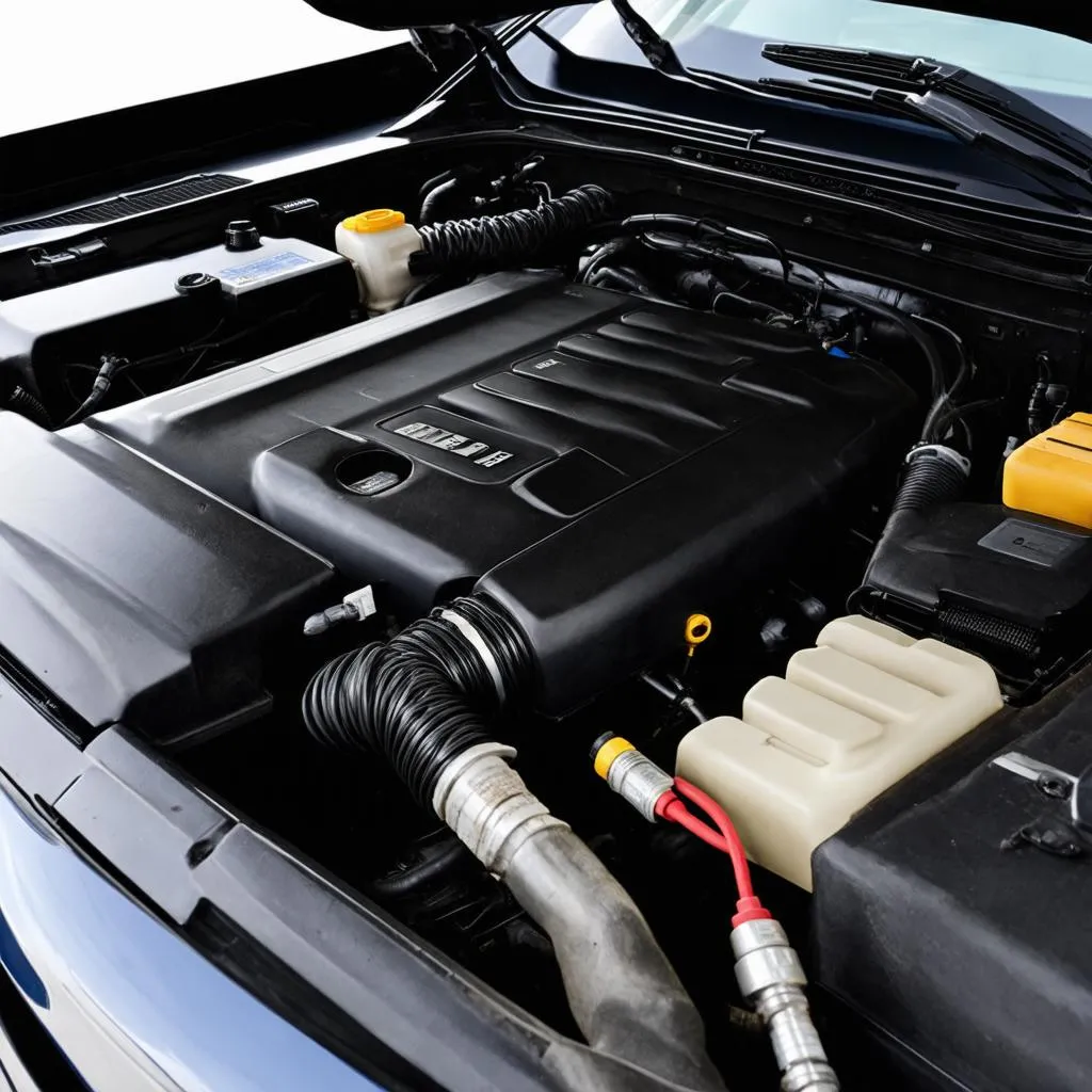 Moteur de voiture et outil de diagnostic