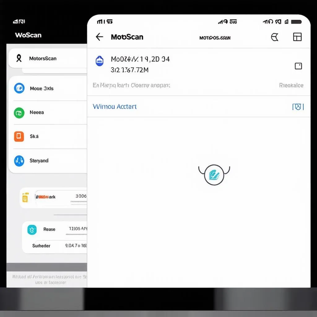 Motoscan App Interface