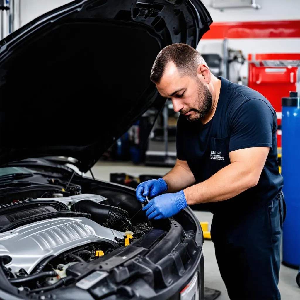 Nissan Sports Car Mechanic