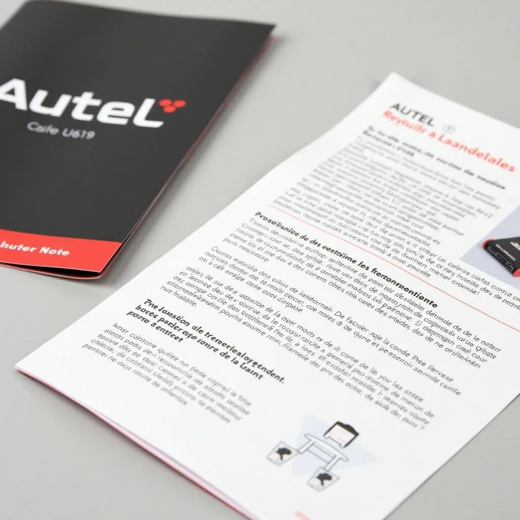 Notice diagnostic Autel AL619 en français