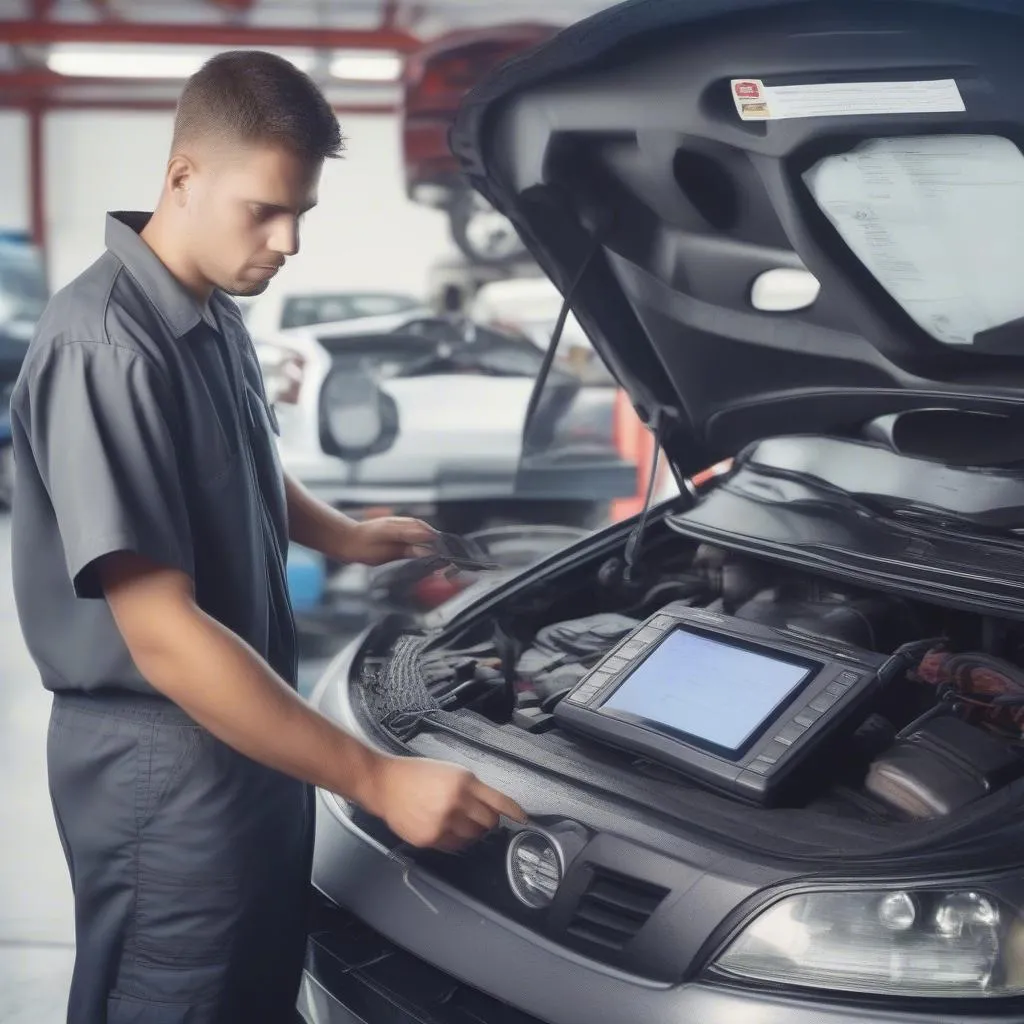 Utilisation d'un scanner OBD pour diagnostiquer un problème de voiture