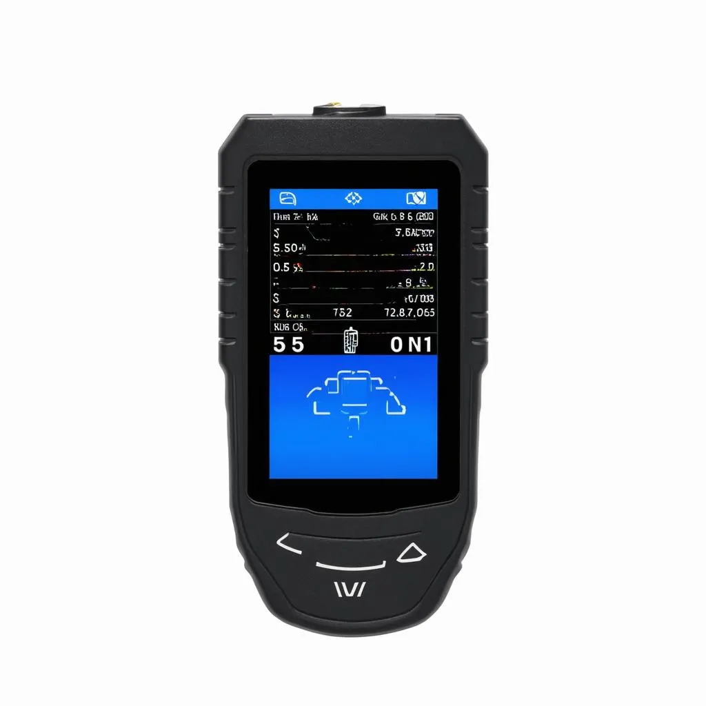 OBD2 scanner with integrated screen