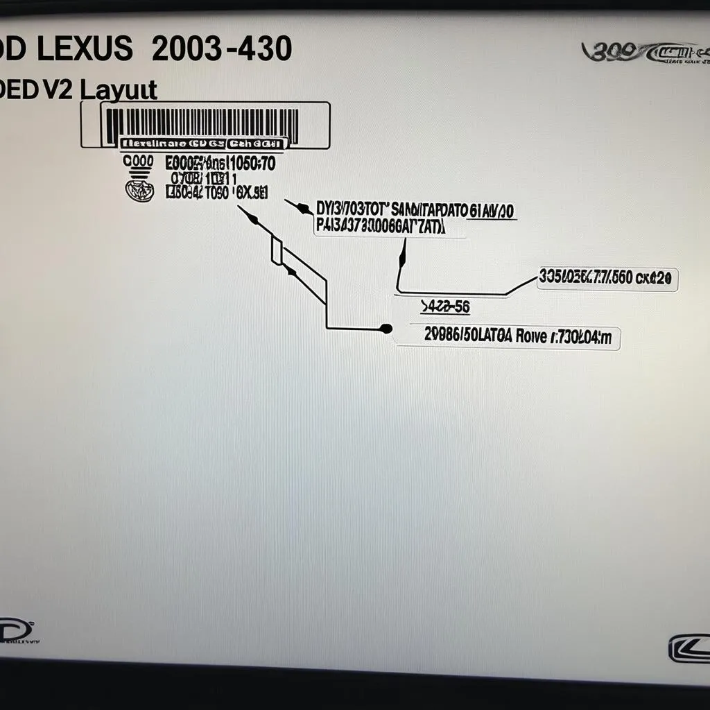 OBD2 Layout Lexus GS 430