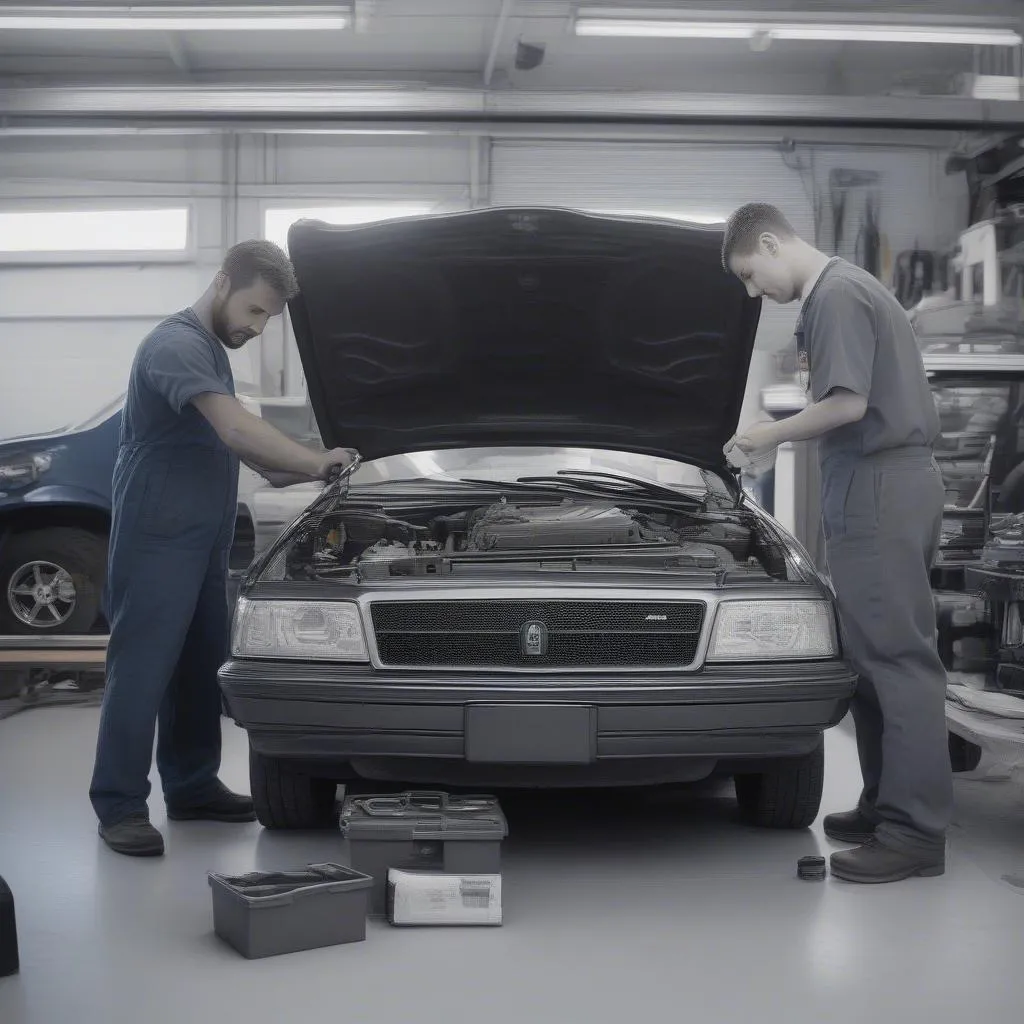 Outil de diagnostic automobile pour mécanicien