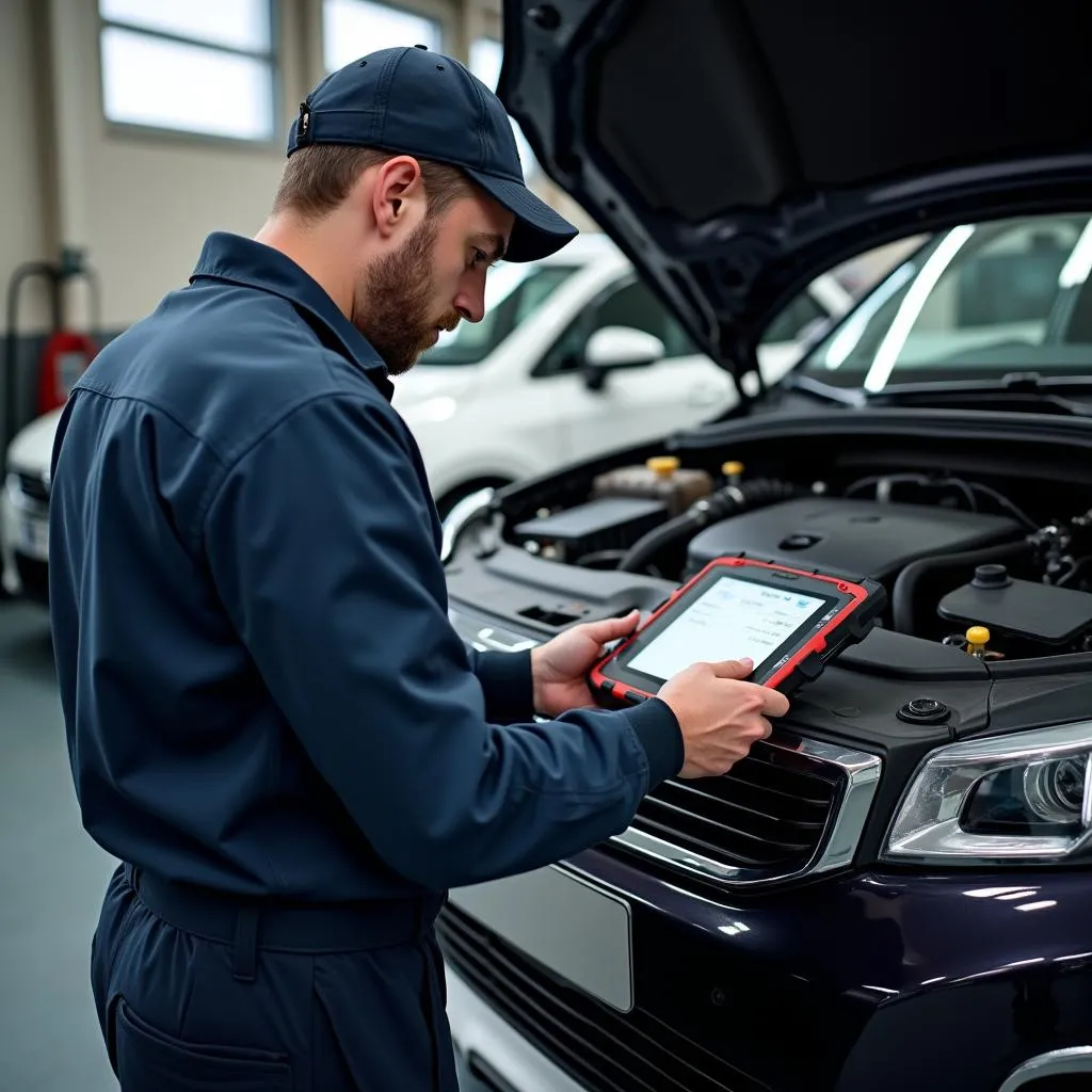 Outil de diagnostic automobile Peugeot