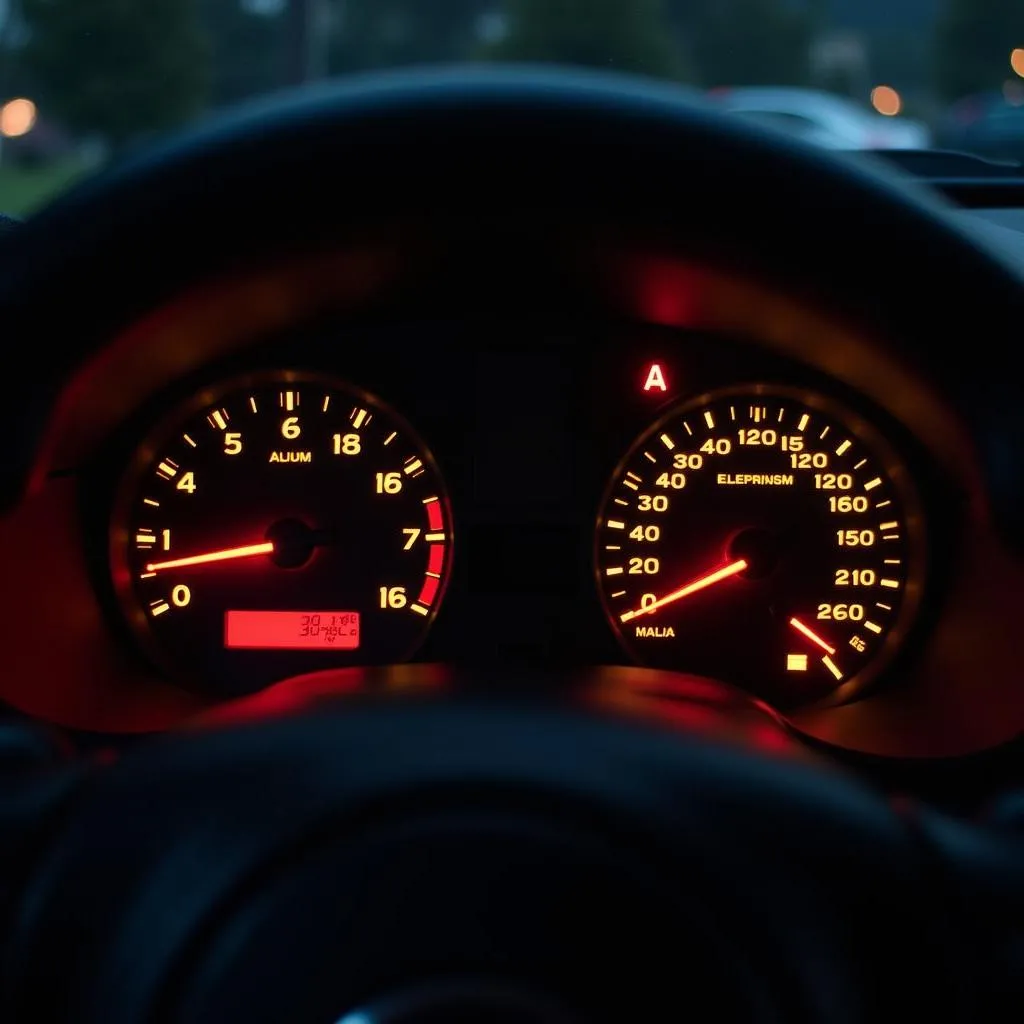 Panne du système électrique d'une voiture