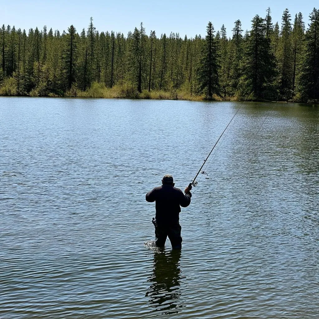 Pêche à l'étang des Autels