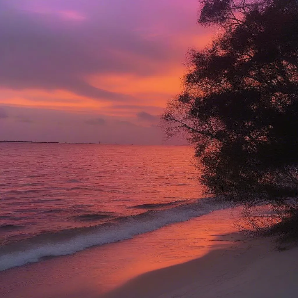 Coucher de soleil à Pensacola