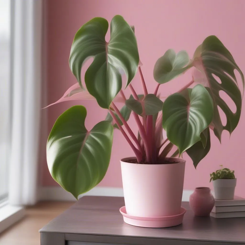 Chăm sóc cây Philodendron Pink Princess