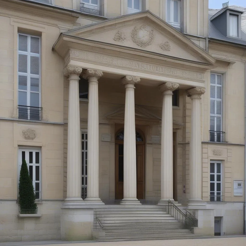 Photo de la Mairie de Saint Laurent des Autels, architecture classique