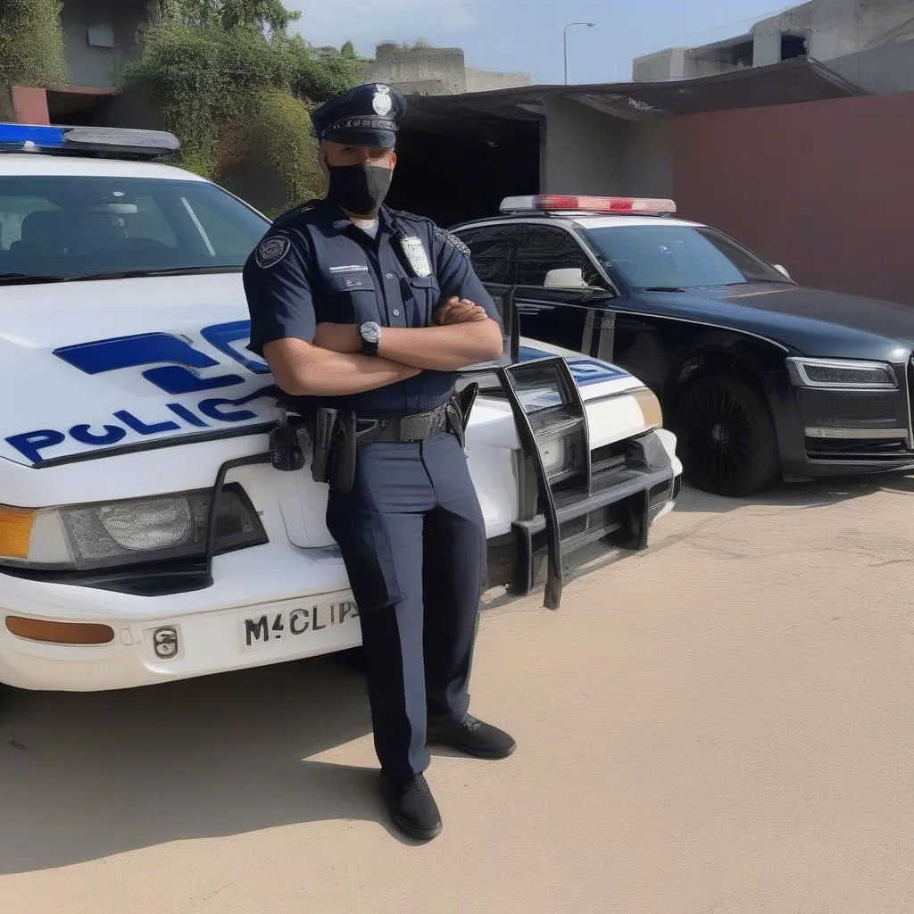 Voiture de police saisie