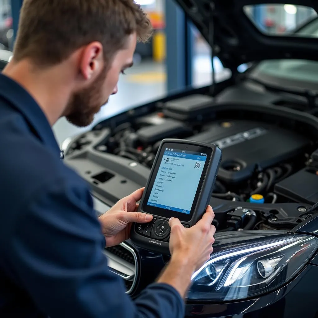 Diagnostic d'une panne électrique sur une Mercedes Classe E