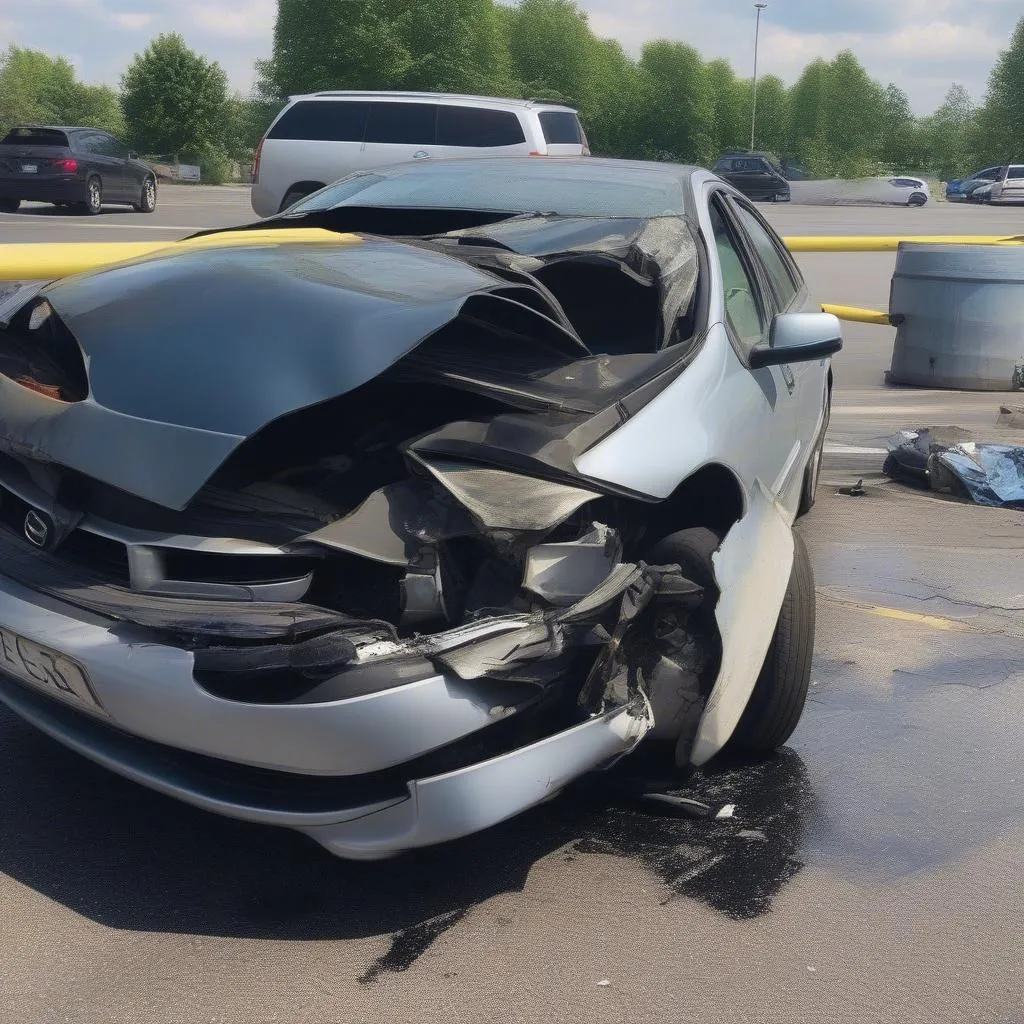 Accident de voiture de location