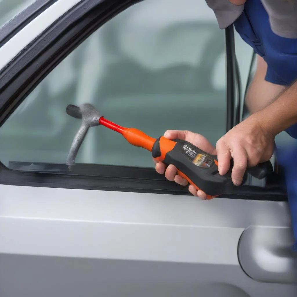 Réparation sans peinture (PDR) pour une bosse de voiture