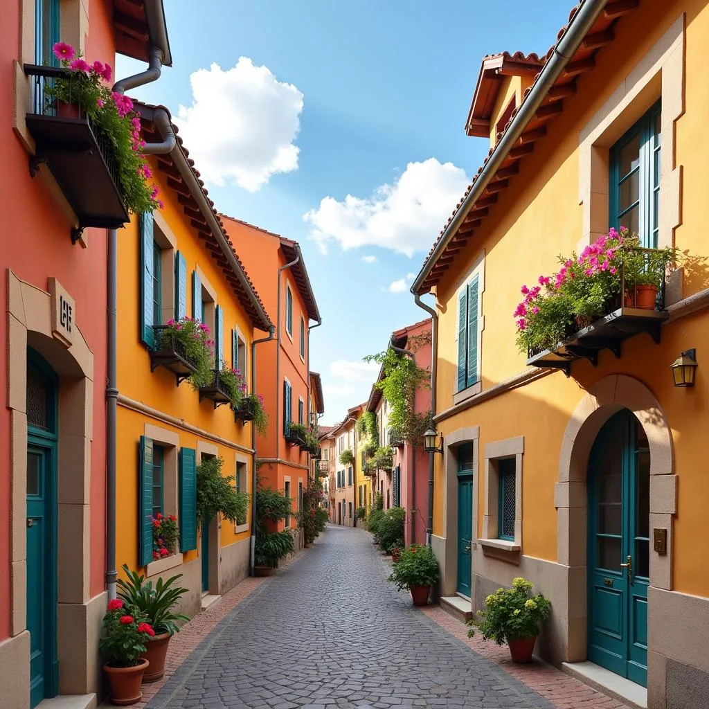 Ruelles pittoresques de Saint-Jean-de-Malte à Toulouse