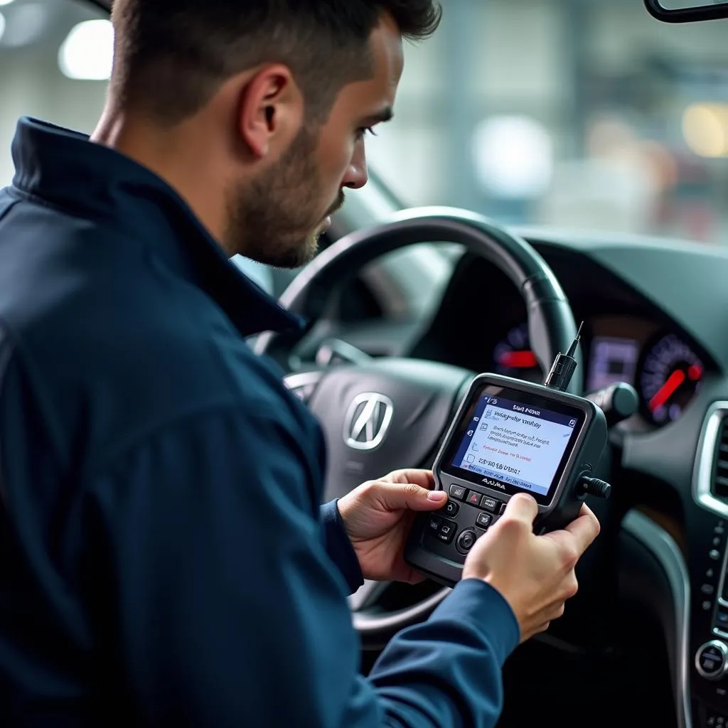 Diagnostic Acura professionnel avec le scanner Autel