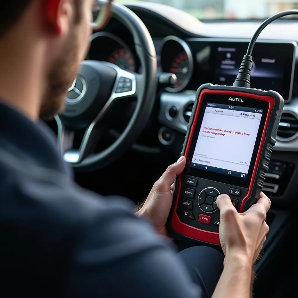 Scanner Autel incompatible avec Mercedes Classe C