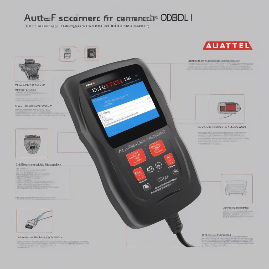 Scanner Autel pour diagnostic des voitures européennes