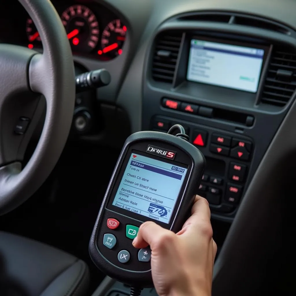 Scanner OBD2 connecté à une Pontiac Grand Prix