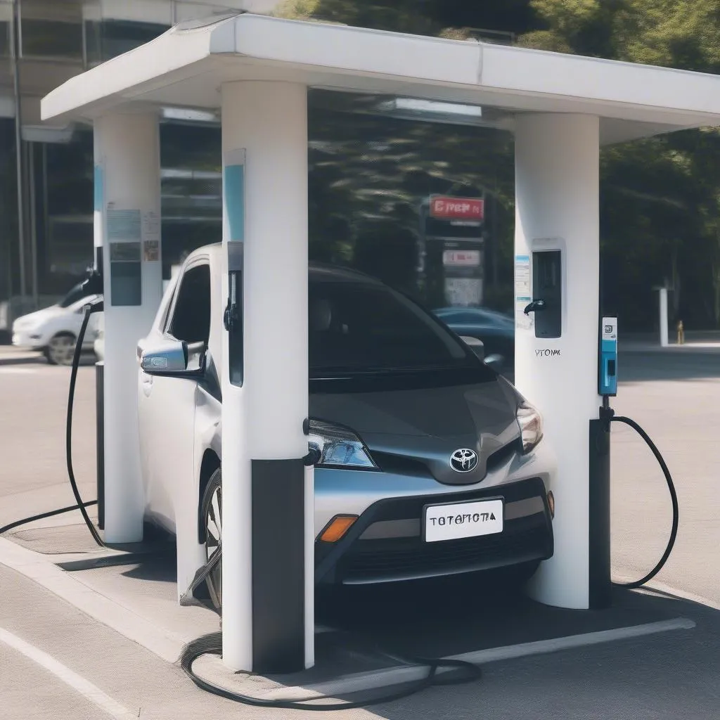 Station de recharge pour voiture électrique Toyota