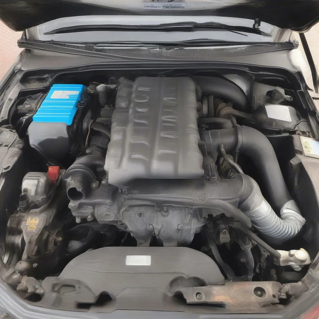 Le moteur de la Toyota Yaris 2008