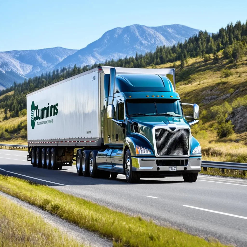 Truck on Highway