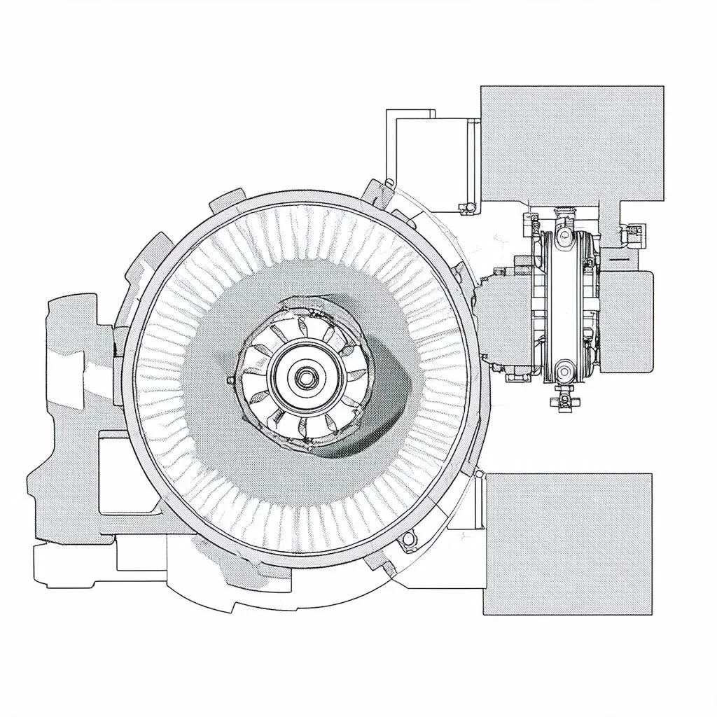 Diagramme du turbocompresseur