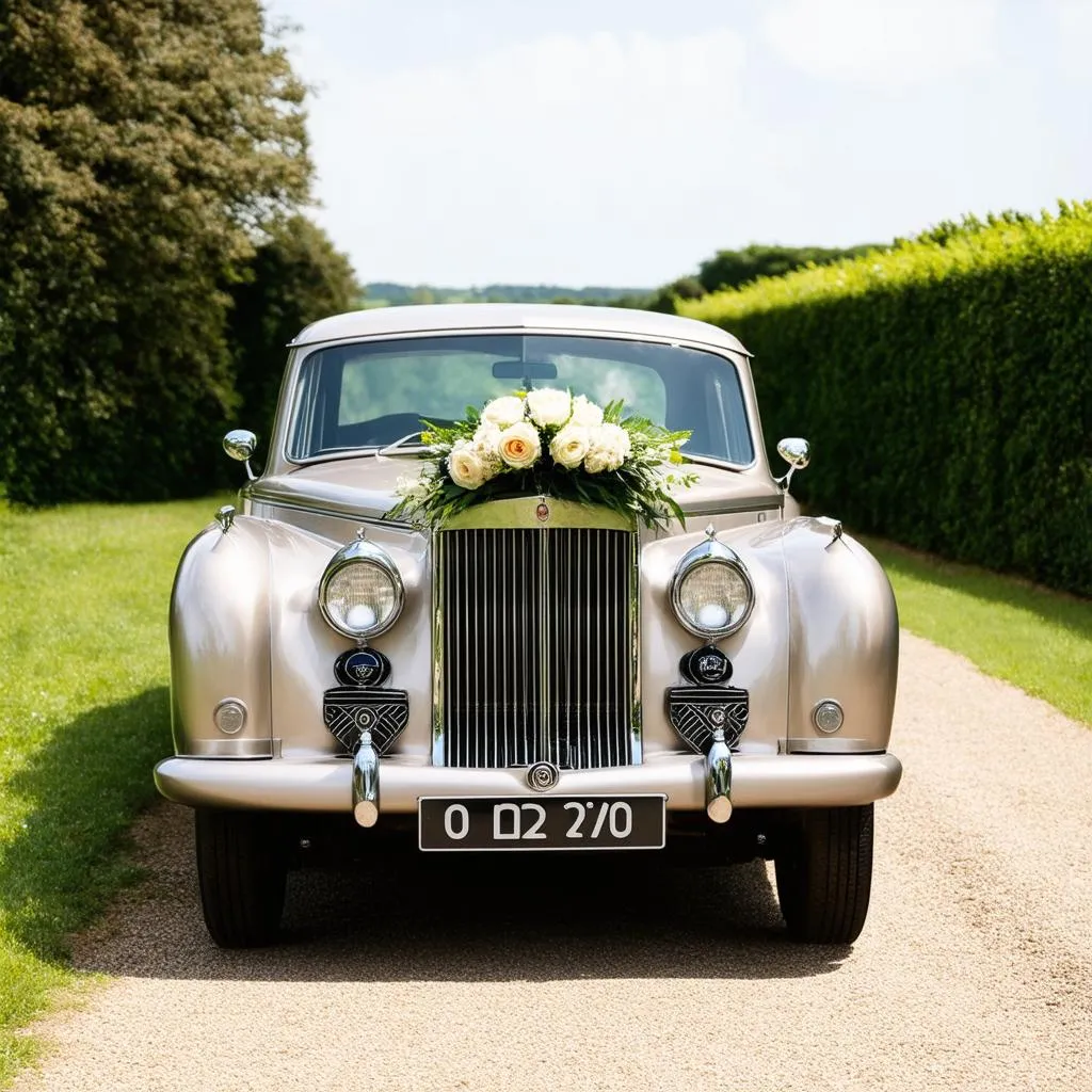 Voiture de mariage classique