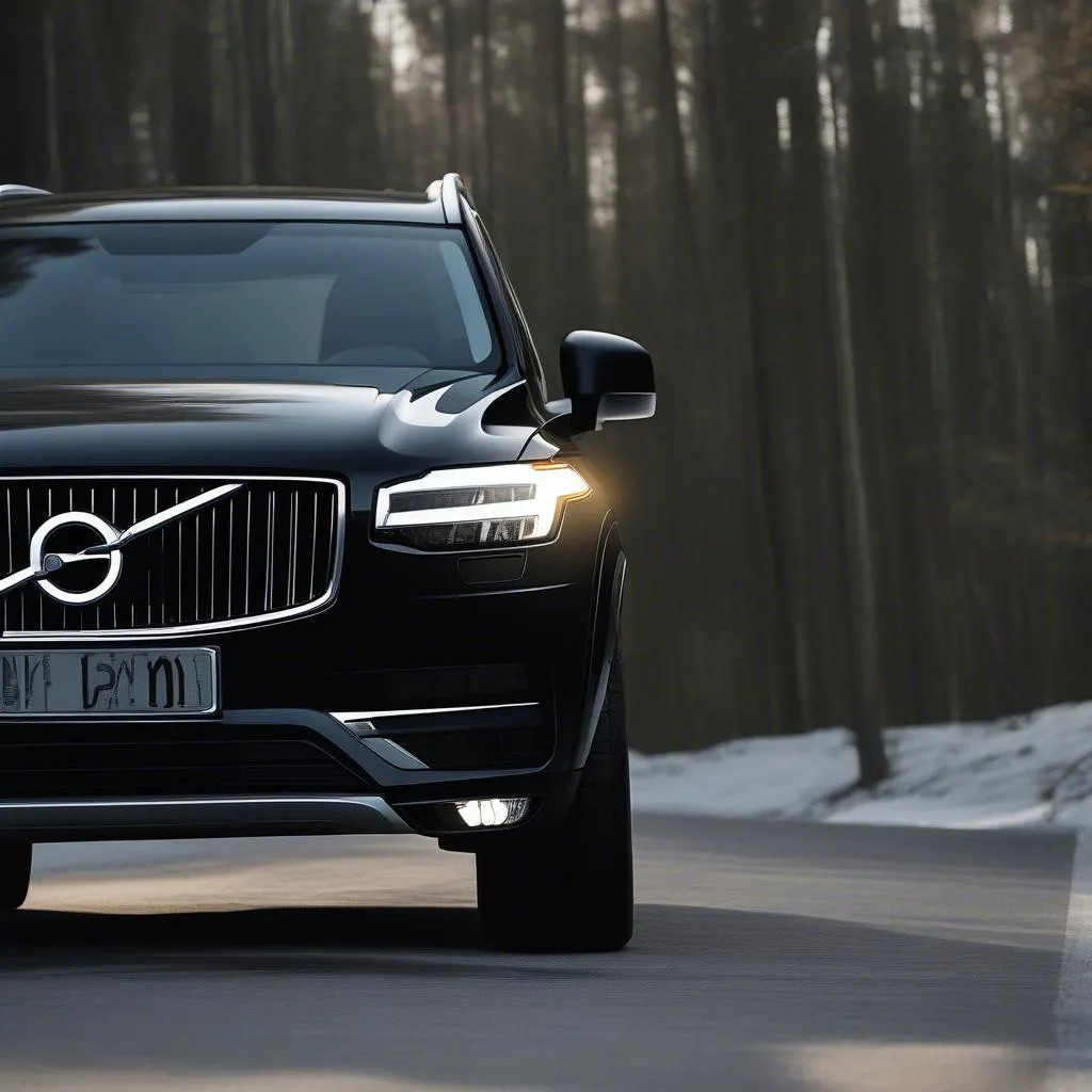 Adaptive headlights on Volvo XC90