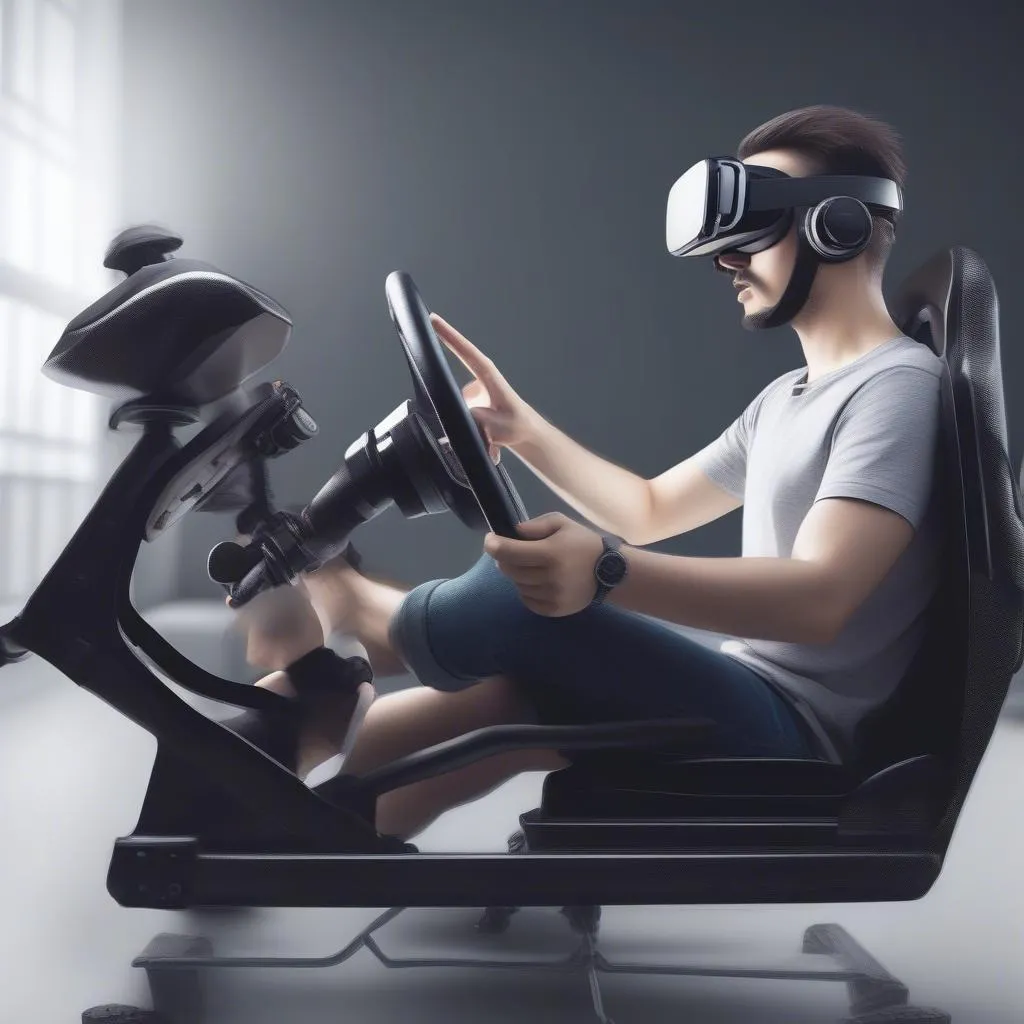 Simulation de course en réalité virtuelle