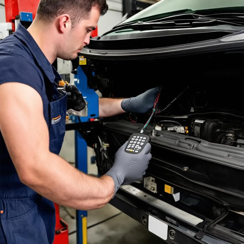 Installation d'un système de démarrage à distance sur une Volkswagen Passat