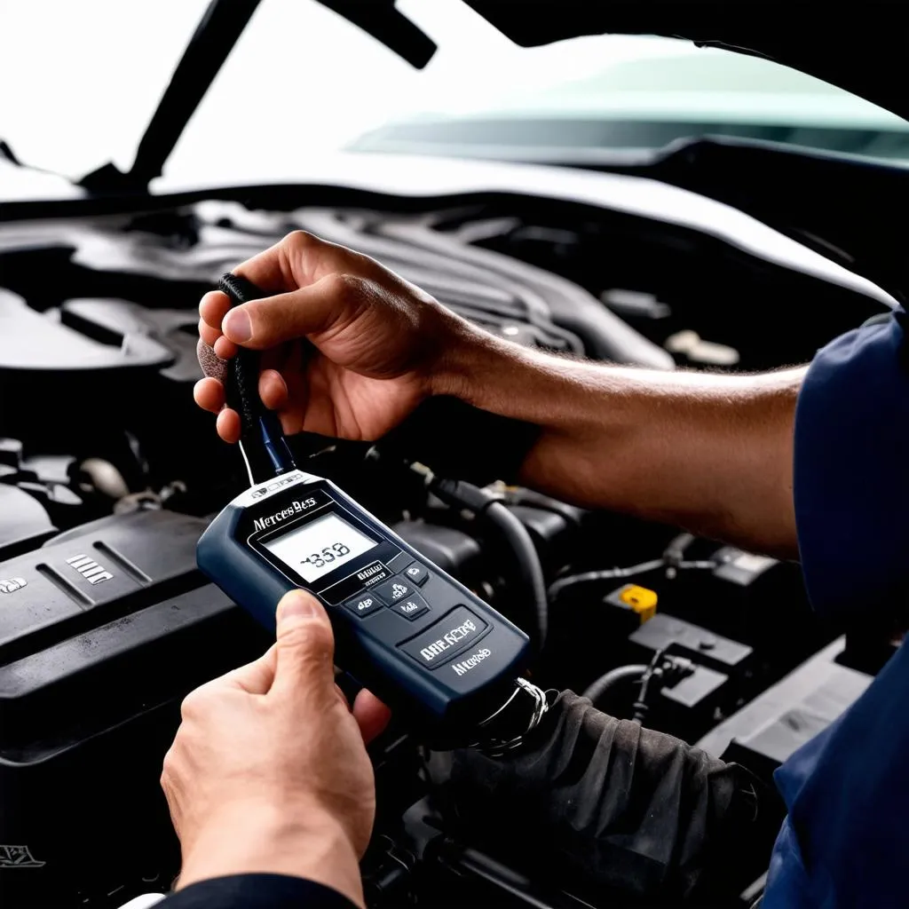 Diagnostic électronique d'un moteur W207