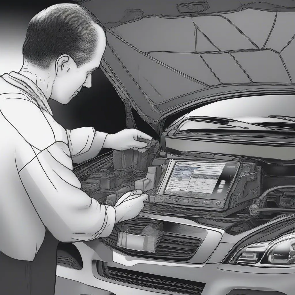 Mercedes W210 OBD scanner