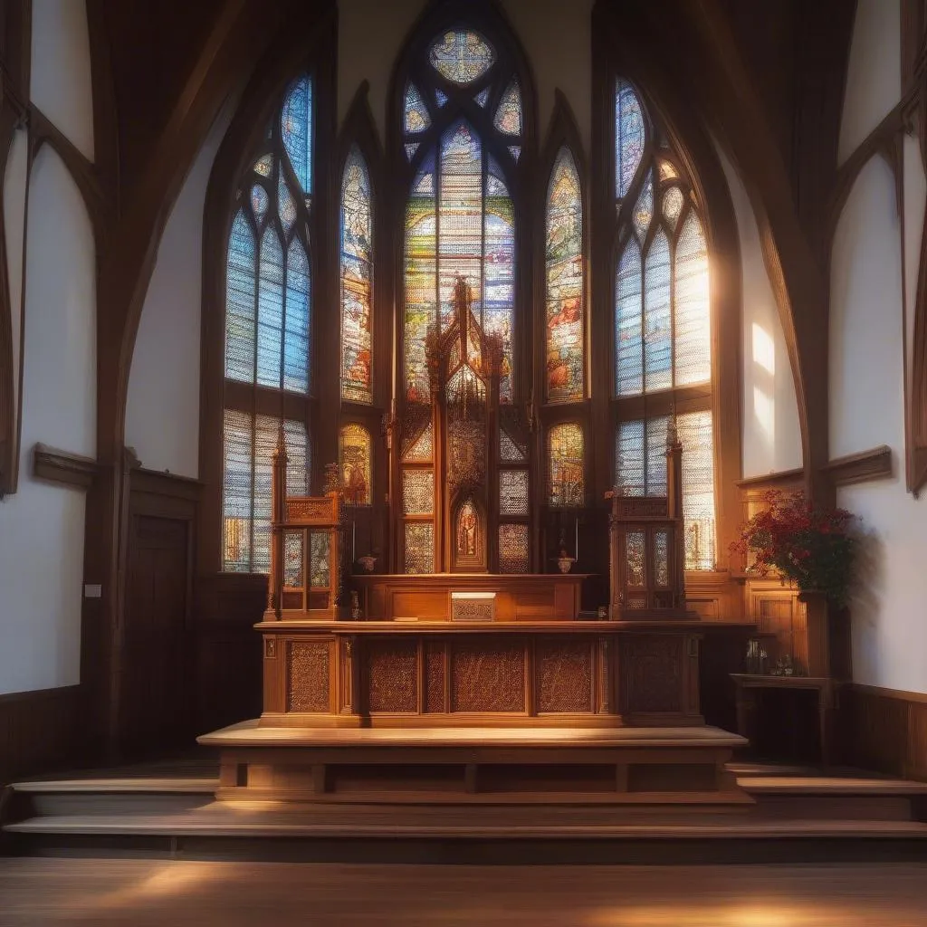 Wooden Altar