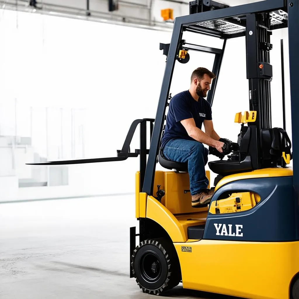 Technicien de chariot élévateur Yale