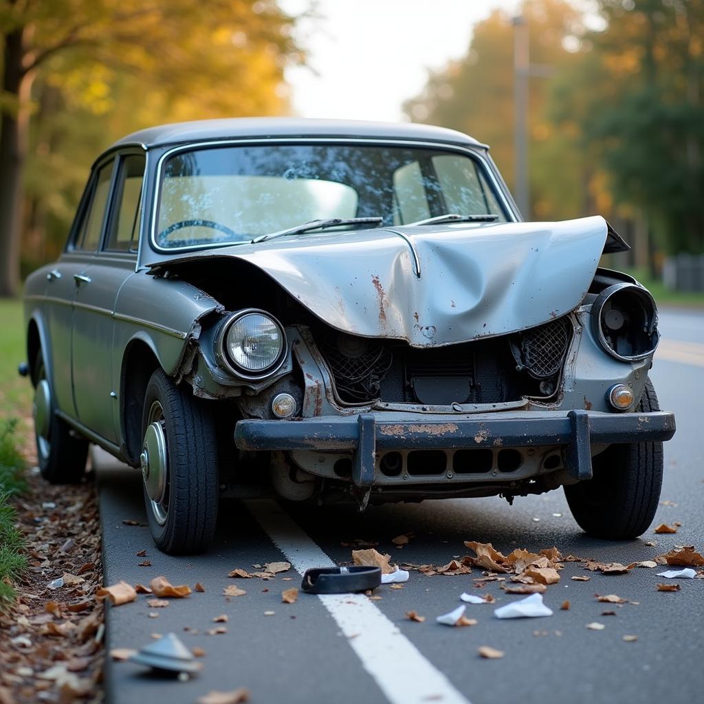 Accident de voiture impliquant Baxter Hosley