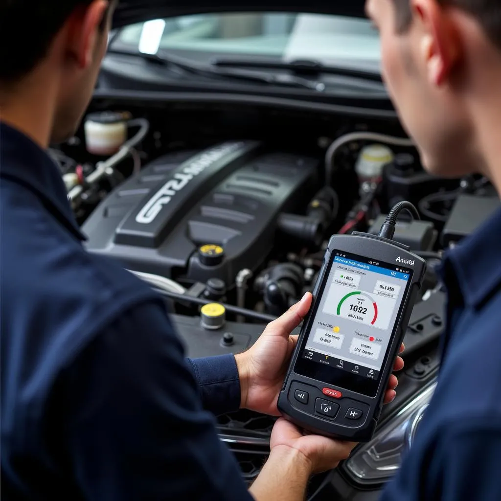 Diagnostic automobile avec un outil Autel