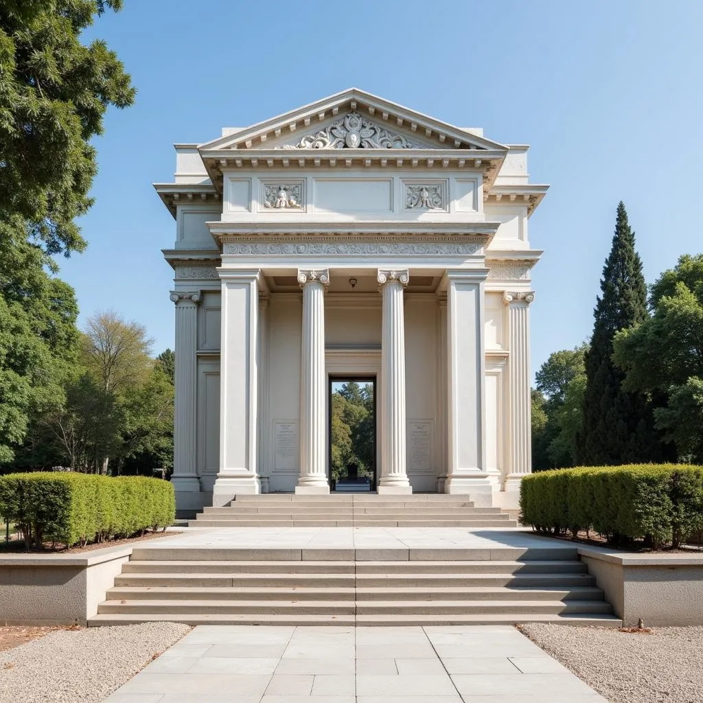 Vue générale de l'Ara Pacis d'Auguste