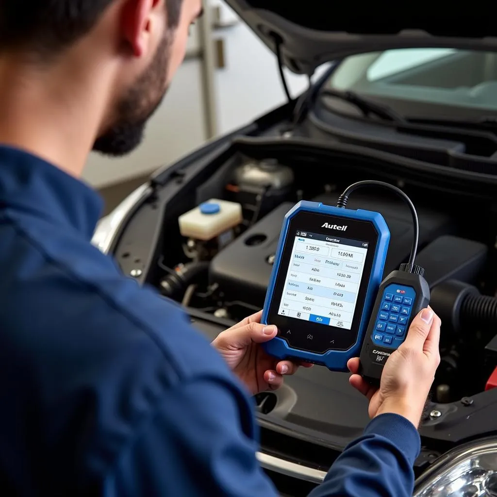 Diagnostic automobile avec l'evo-drne Autel