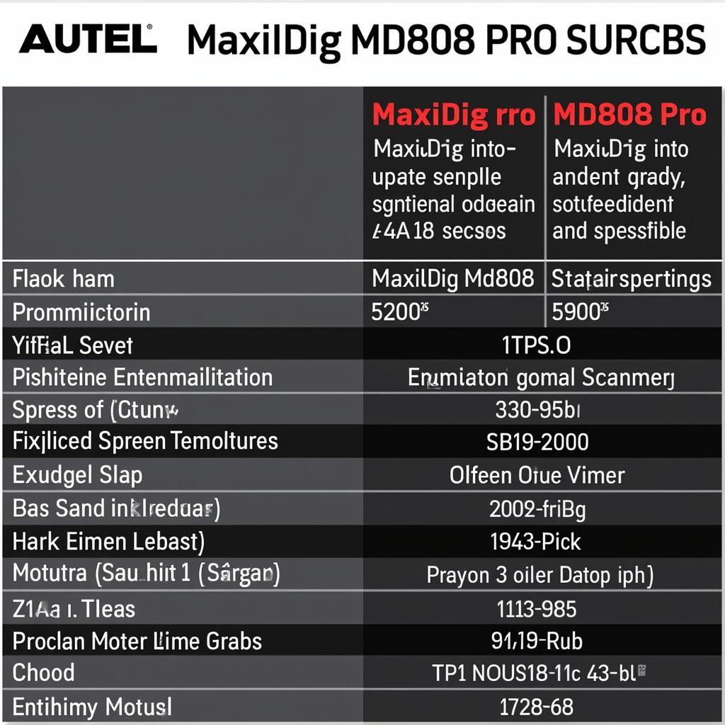 Comparaison des scanners Autel MaxiDiag MD808 Pro et MD808